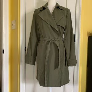 Banana Republic Soft Trench Coat Cactus 